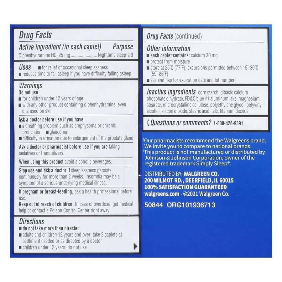 slide 4 of 5, Walgreens Nighttime Sleep Aid Mini-Caplets, 250 ct