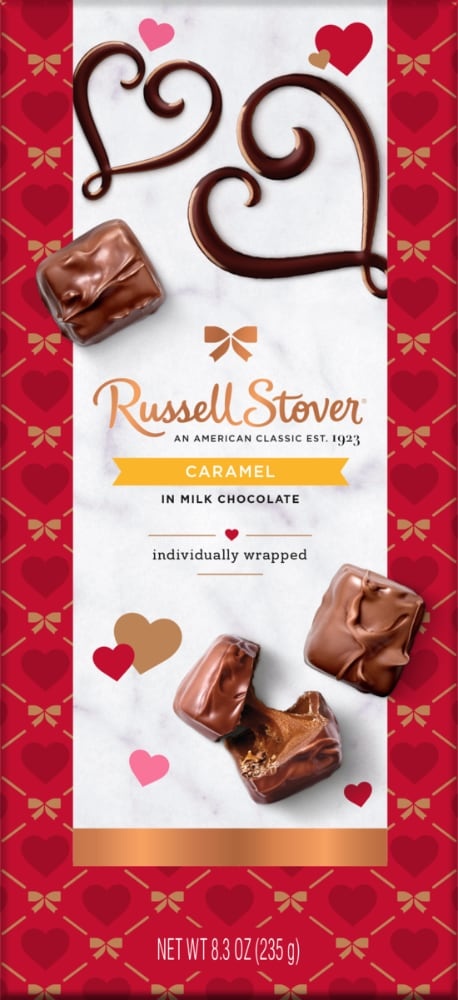 slide 1 of 1, Russell Stoverindividually Wrapped Caramel In Milk Chocolate Candy, 8.3 oz