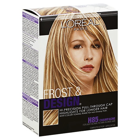 slide 1 of 1, L'Oréal Loreal Frost & Design Blonde & Medium Brown Hair Color - Each, 1 ct