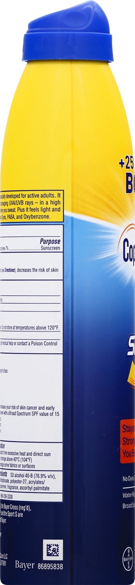 slide 8 of 11, Coppertone Sport SPF 30 Water Resistant Sunscreen Spray 6.9 oz, 6.9 oz