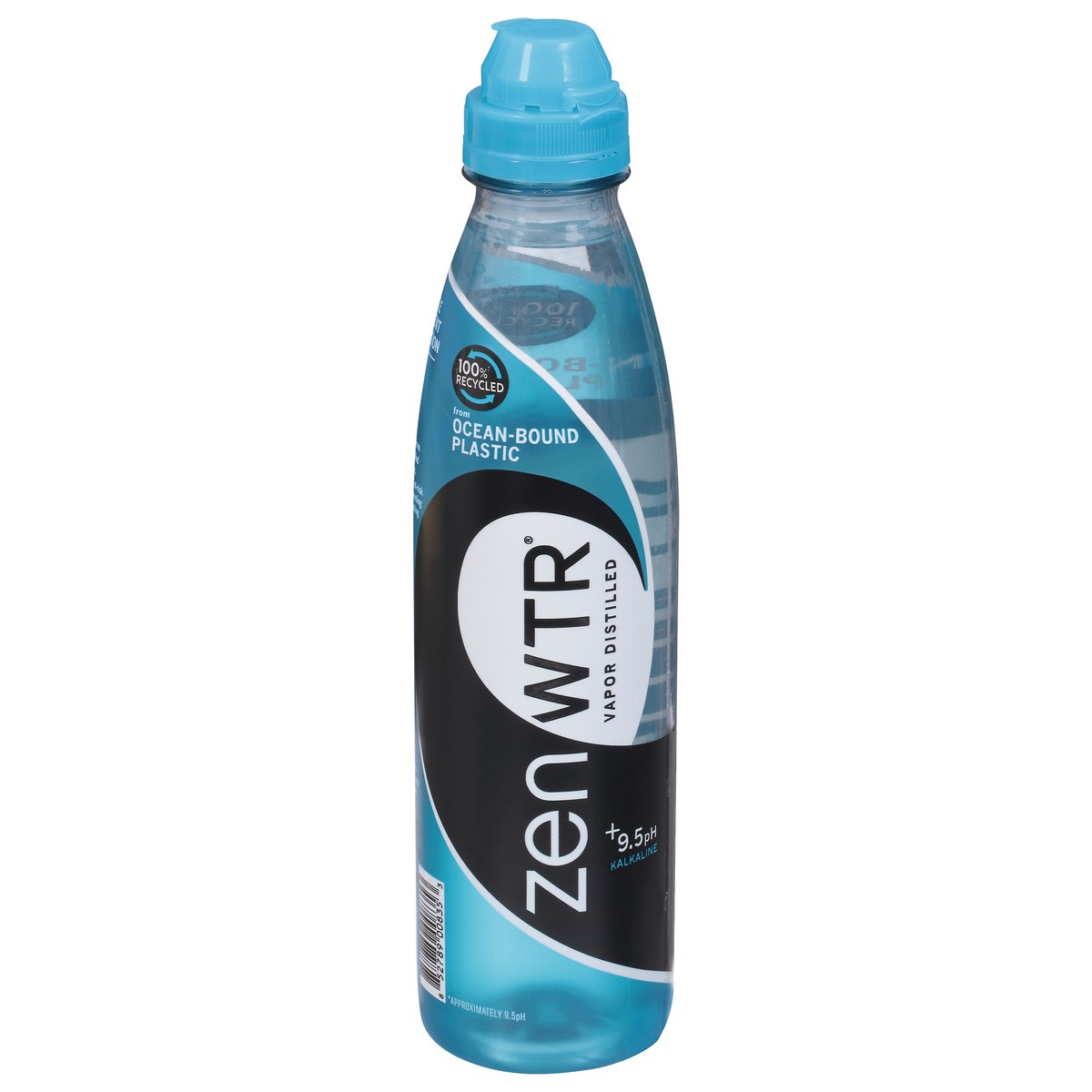 slide 1 of 10, Zen Wtr 9.5 pH Vapor Distilled Water - 23.7 fl oz, 23.700001 oz