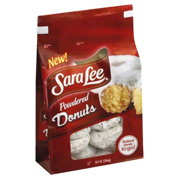 slide 1 of 4, Sara Lee Powdered Donuts, 10 oz