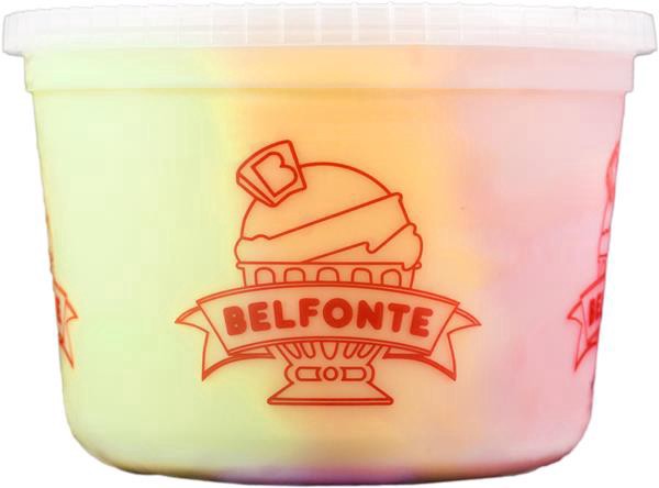 slide 1 of 1, Belfonte Rainbow Sherbet, 1/2 gal