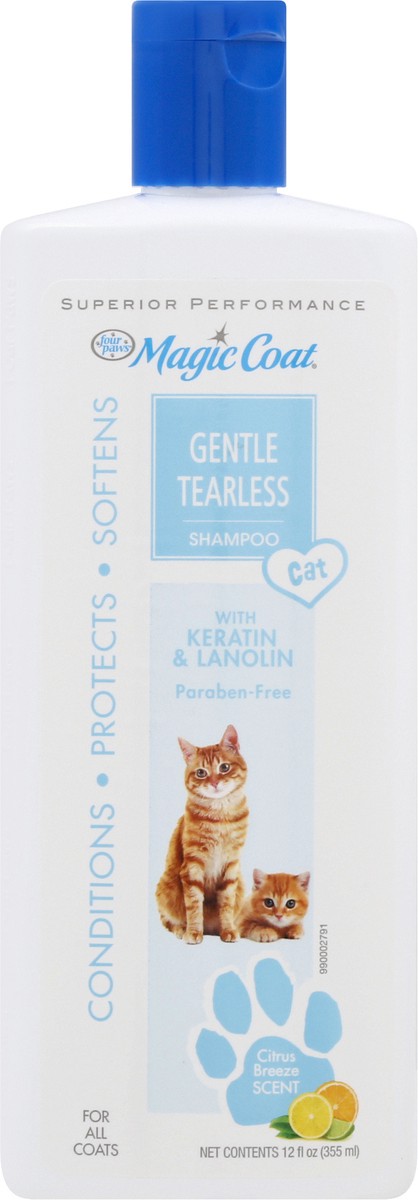 slide 7 of 11, Four Paws Gentle Tearless Cat Citrus Breeze Scent Shampoo 12 oz, 12 oz