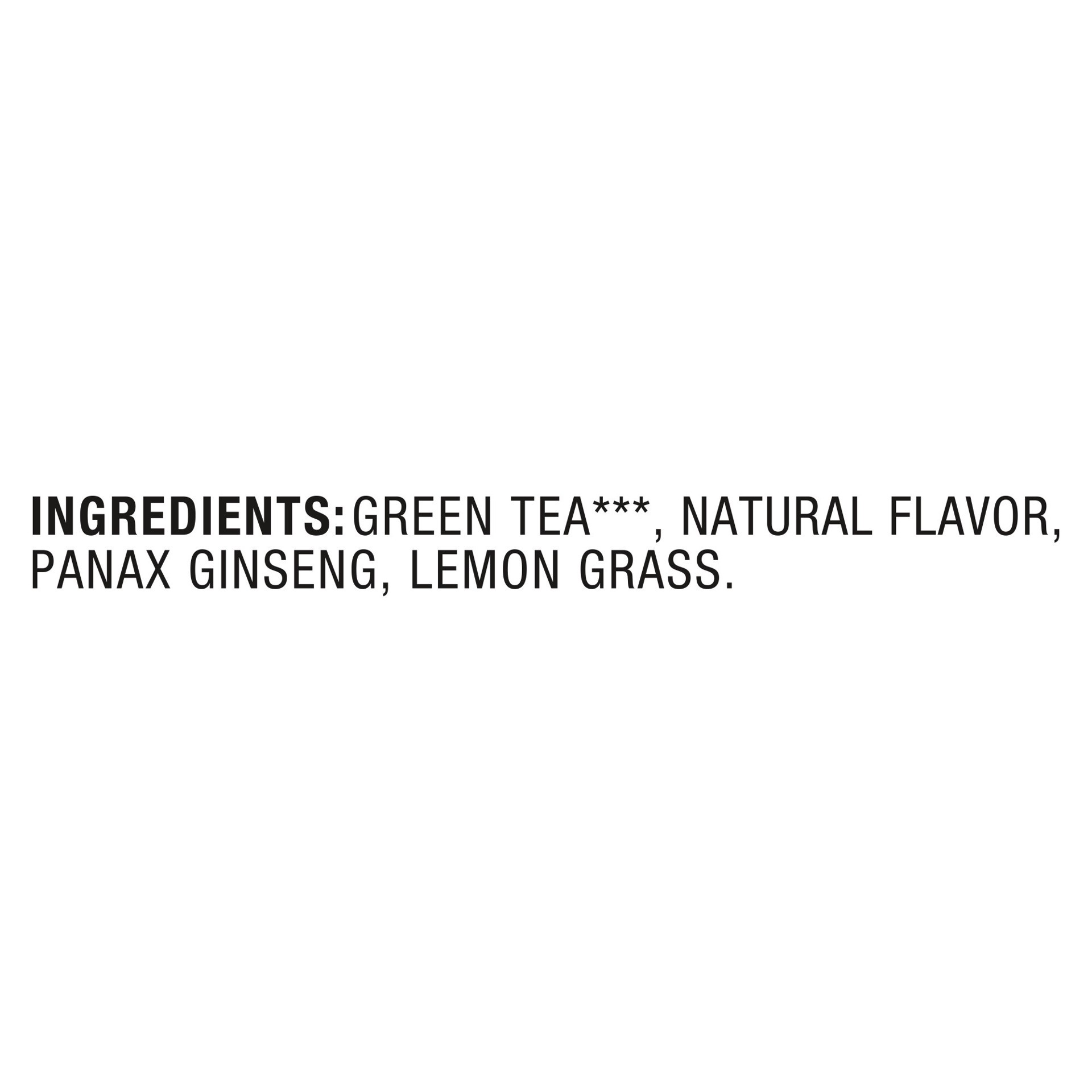 slide 3 of 4, Lipton Green Tea Bags Lemon Ginseng, 1.13 oz, 20 Count, 20 ct; 1.1 oz