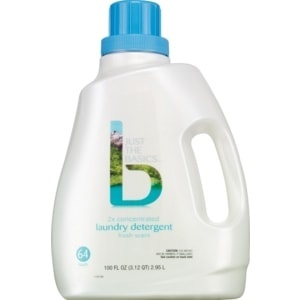 slide 1 of 1, Just the Basics Laundry Detergent, 2x Concentrated, Fresh Scent, 100 oz