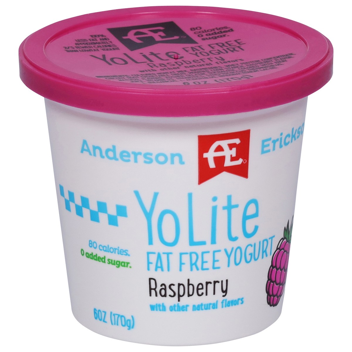 slide 8 of 9, Anderson Erickson Dairy YoLite Fat Free Raspberry Yogurt 6 oz, 6 oz