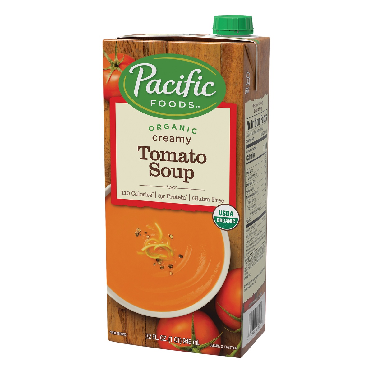 slide 3 of 9, Pacific Organic Creamy Tomato Soup, 32 fl oz