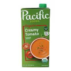 Pacific Foods Organic Creamy Tomato Soup, 32 oz Carton