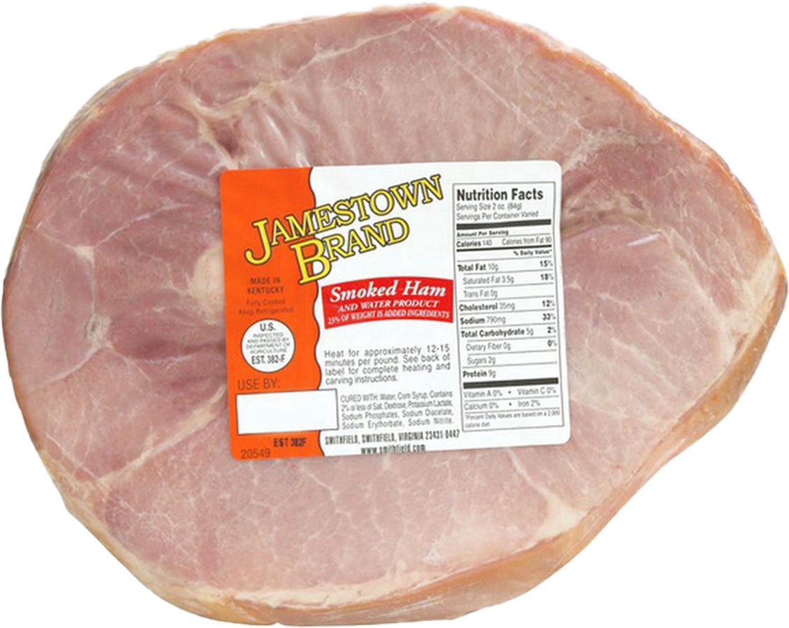 slide 1 of 1, Hill Country Fare Boneless Sliced Whole Ham, per lb