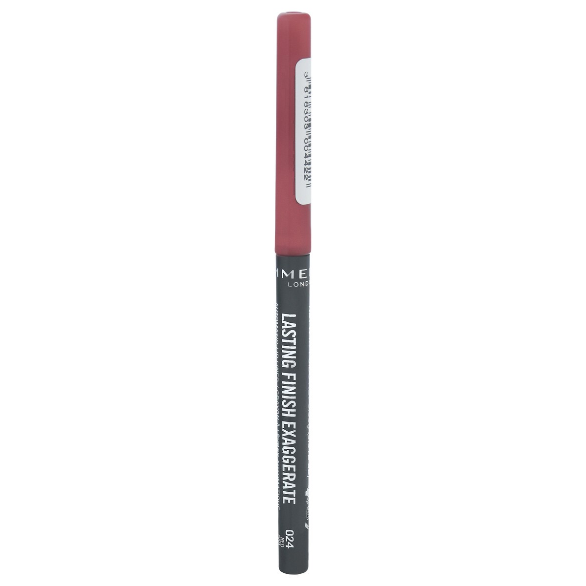 slide 8 of 12, Rimmel London Red Diva 024 Lasting Finish Exaggerate Automatic Lip Liner 0.012 oz, 1 ct