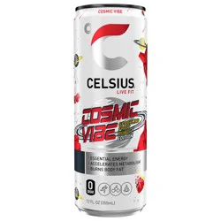 CELSIUS Sparkling Cosmic Vibe, Functional Energy Drink 12 Fl Oz Single Can