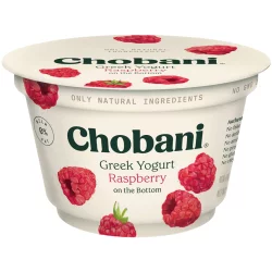 Chobani Raspberry on The Bottom Non-Fat Greek Yogurt