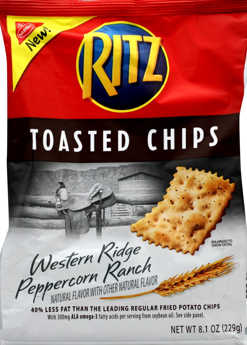 slide 5 of 6, Ritz Toasted Chips 8.1 oz, 8.1 oz