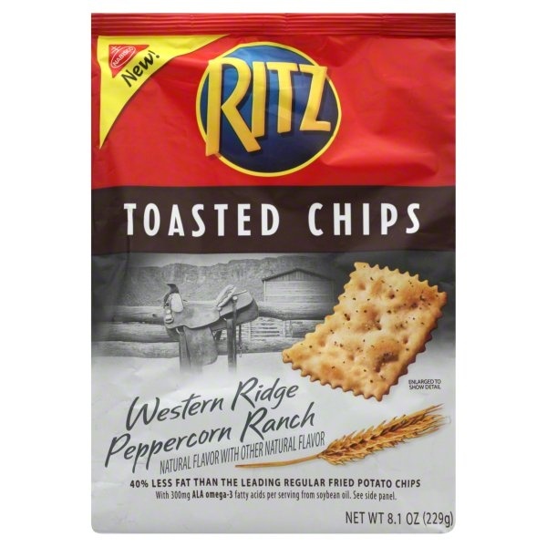 slide 1 of 1, Ritz Toasted Peppercorn Ranch, 1 ct
