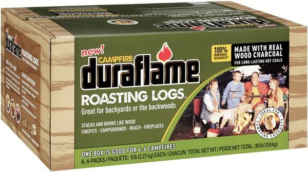 slide 1 of 1, Duraflame Campfire Roasting Logs, 30 lb