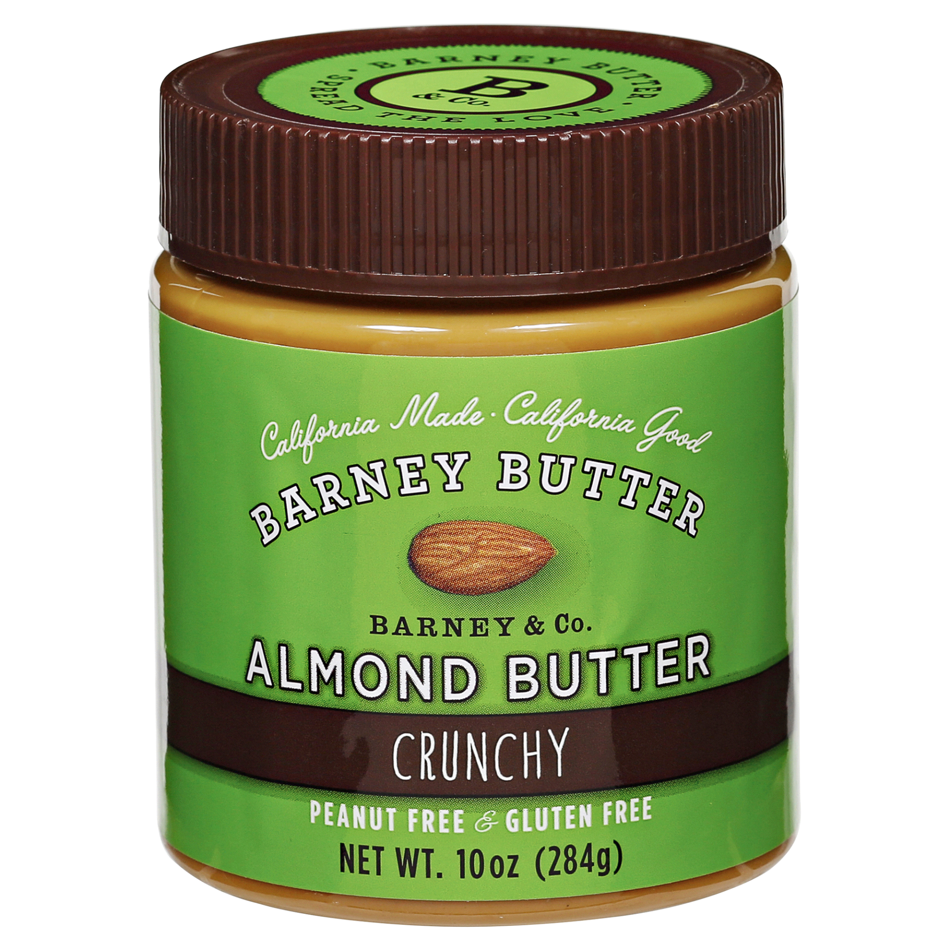 slide 1 of 13, Barney Butter Crunchy Almond Butter, 10 oz