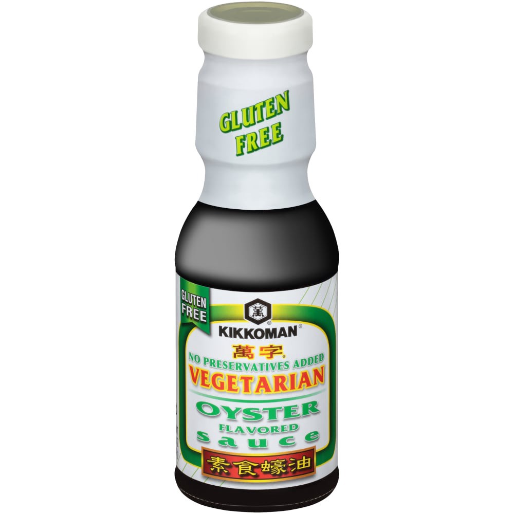 slide 1 of 2, Kikkoman Vegetarian Oyster Flavored Sauce, 12.8 oz