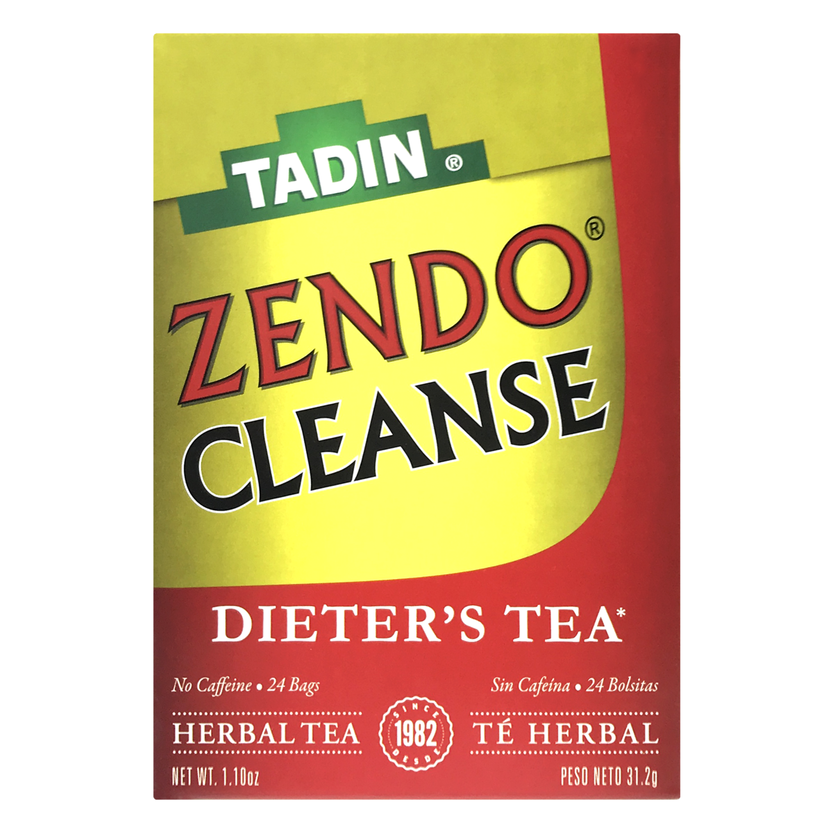 slide 1 of 1, Tadin GROCERY-DSD Te De Zendo Extra Fuerte (X-Strength Dieters Tea) Bags, 25 ct