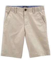 Oshkosh Kid Stretch Chino Shorts Khaki Size 10