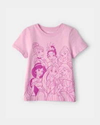 Carter's Girls Disney Princess Graphic Tee - Pink, 12