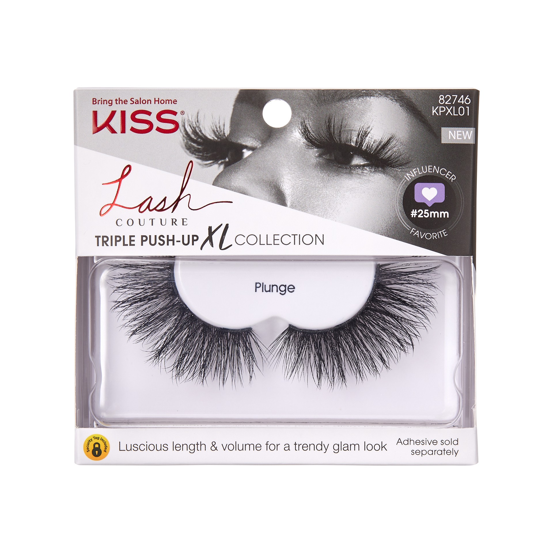 slide 1 of 5, KISS Lash Couture Triple Pushup - XL Collection 01, 1 ct