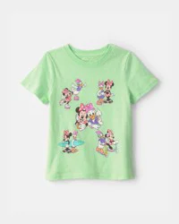 Carter's Girls Disney Minnie Mouse Graphic Tee - Green 4