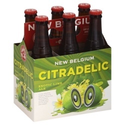 slide 1 of 1, New Belgium Citradelic Exotic Lime Ale, 6 ct; 12 fl oz