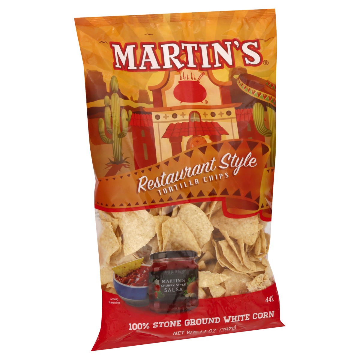 slide 13 of 13, Martin's Restaurant Style Tortilla Chips 14 oz, 14 oz