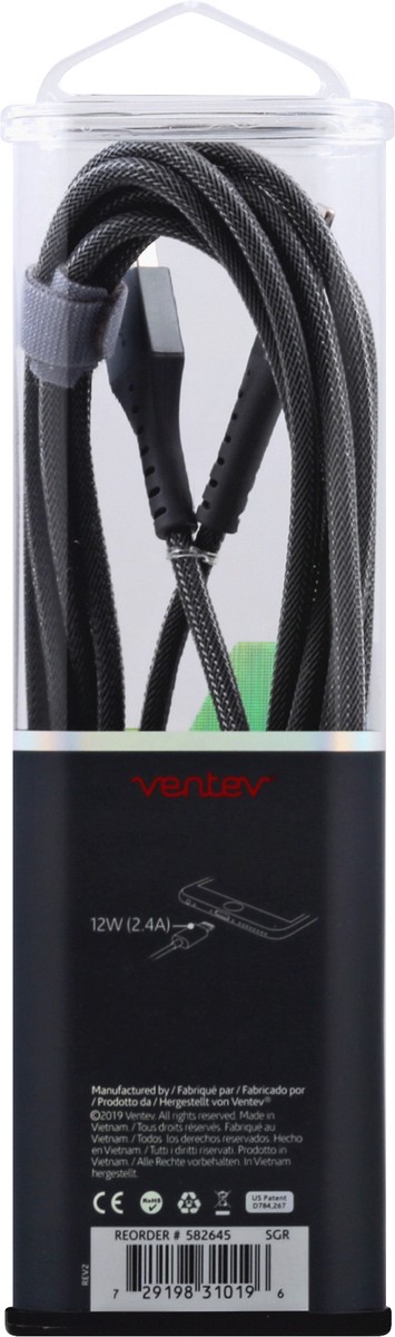 slide 6 of 11, Ventev 10 Feet Alloy USB-A to Lightning Cable 1 ea, 1 ea