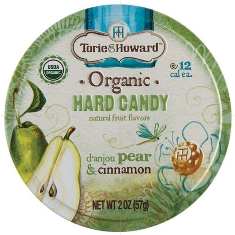 slide 1 of 1, Torie & Howard Pear & Cinnamon Organic Hard Candy Tin - 2 Oz, 2 oz