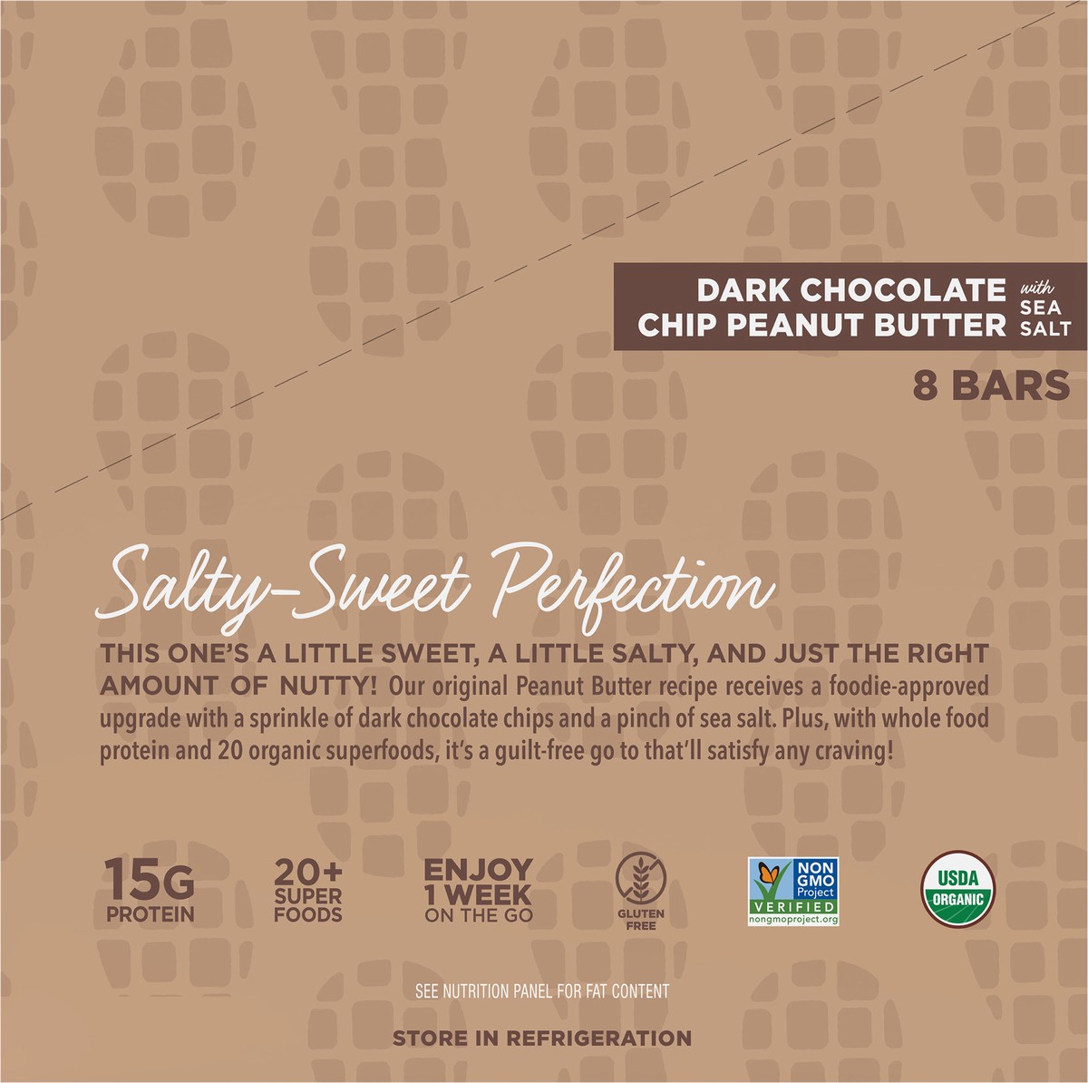 slide 9 of 9, Perfect Bar® protein bar, dark chocolate chip peanut butter, 2.3 oz