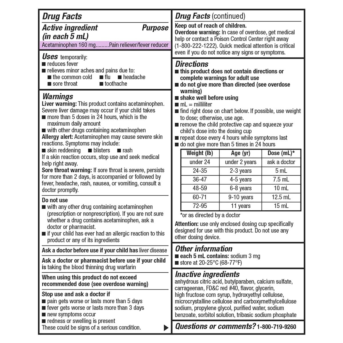 slide 21 of 29, Meijer Children's Pain & Fever Oral Suspension, Cherry, 160mg, 2 ct