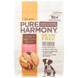 Pure Harmony Dog Food Grain Free Chicken & Sweet Potato Recipe Puppy Dog Food