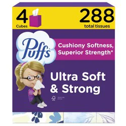 Puffs Ultra Soft Mega Cube Facial Tissues