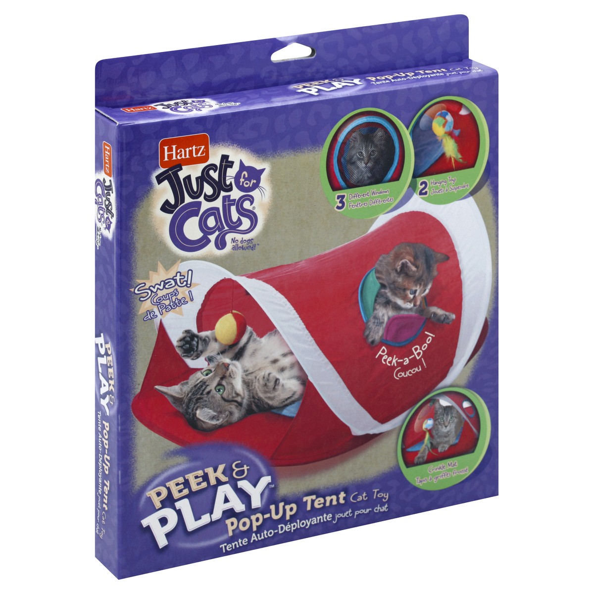 slide 5 of 5, Hartz Just For Cats Peek & Play Cat Toy - EA, 1 ct