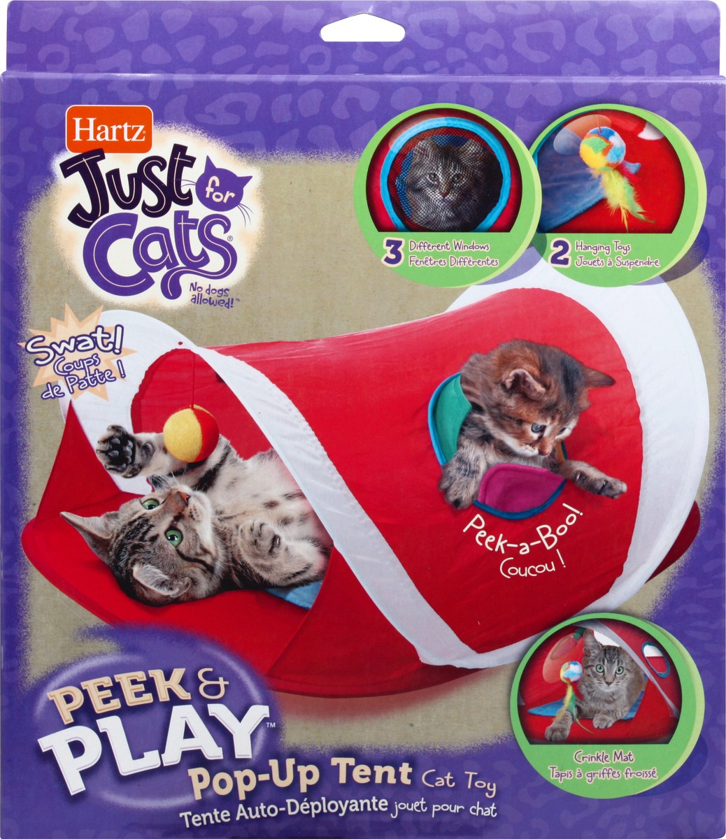 slide 1 of 5, Hartz Just For Cats Peek & Play Cat Toy - EA, 1 ct