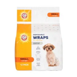 Arm & Hammer Disposable Wraps for Male Dogs - Small