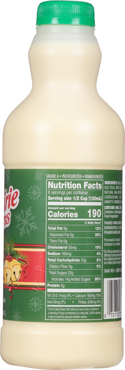 slide 8 of 14, Prairie Farms Egg Nog 1 qt, 1 qt