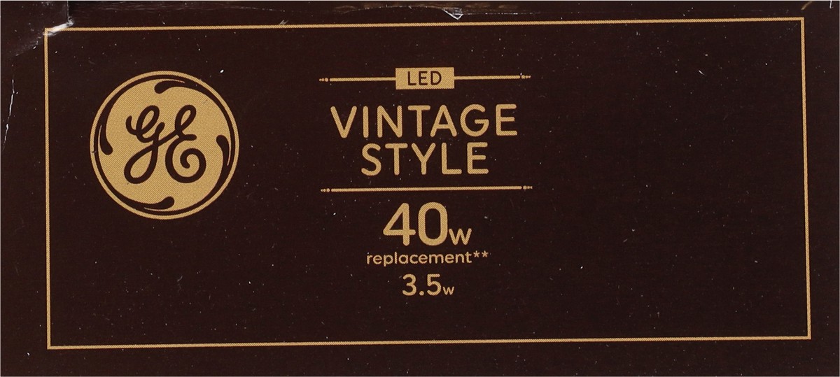 slide 5 of 9, GE 3.5 Watts LED Vintage Style Bulbs 2 ea, 2 ct