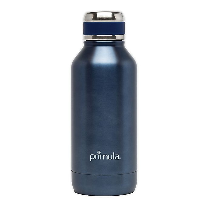 slide 1 of 3, Primula Luster Water Bottle - Navy, 17 oz