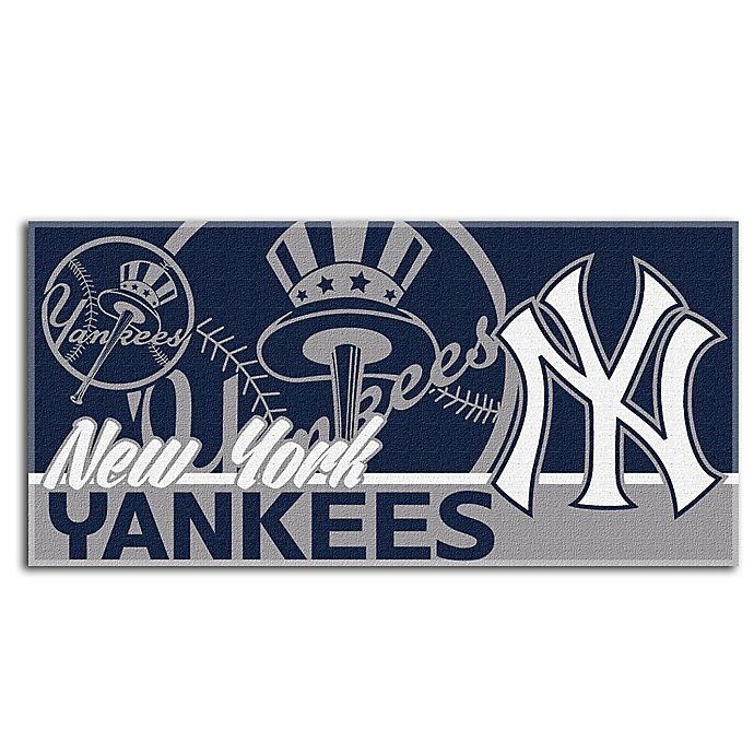 slide 1 of 1, MLB New York Yankees Official Beach Towel, 1 ct