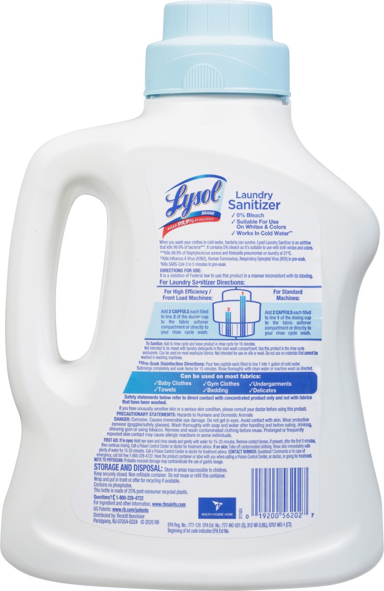 slide 6 of 9, Lysol Fresh & Clear Laundry Sanitizer 90 fl oz, 90 fl oz