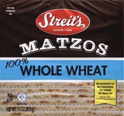 Streit's Streits Whole Wheat Matzo