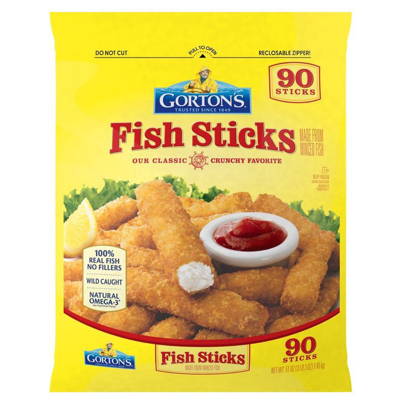 slide 1 of 74, Gorton's Fish Sticks 90 Sticks, 90 ct