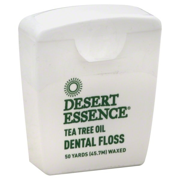 slide 1 of 1, Desert Essence Tea Tree Oil Dental Floss, 50 yd