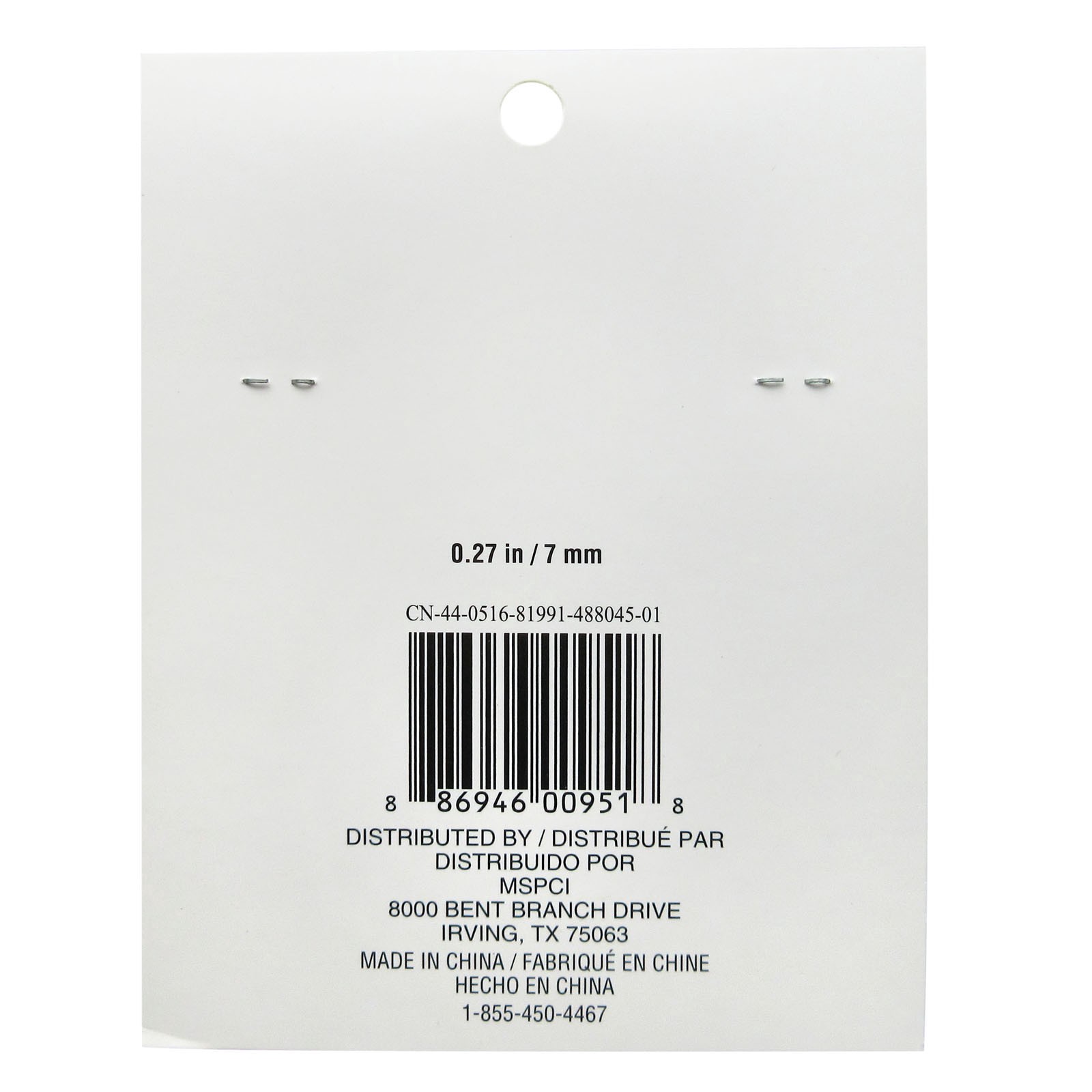 slide 2 of 3, White Circular Number Beads By Creatology, 0.27 in