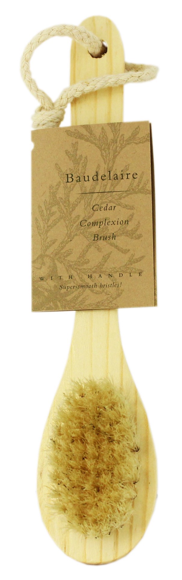 slide 1 of 1, Baudelaire Cedar Complexion Brush, 9 in