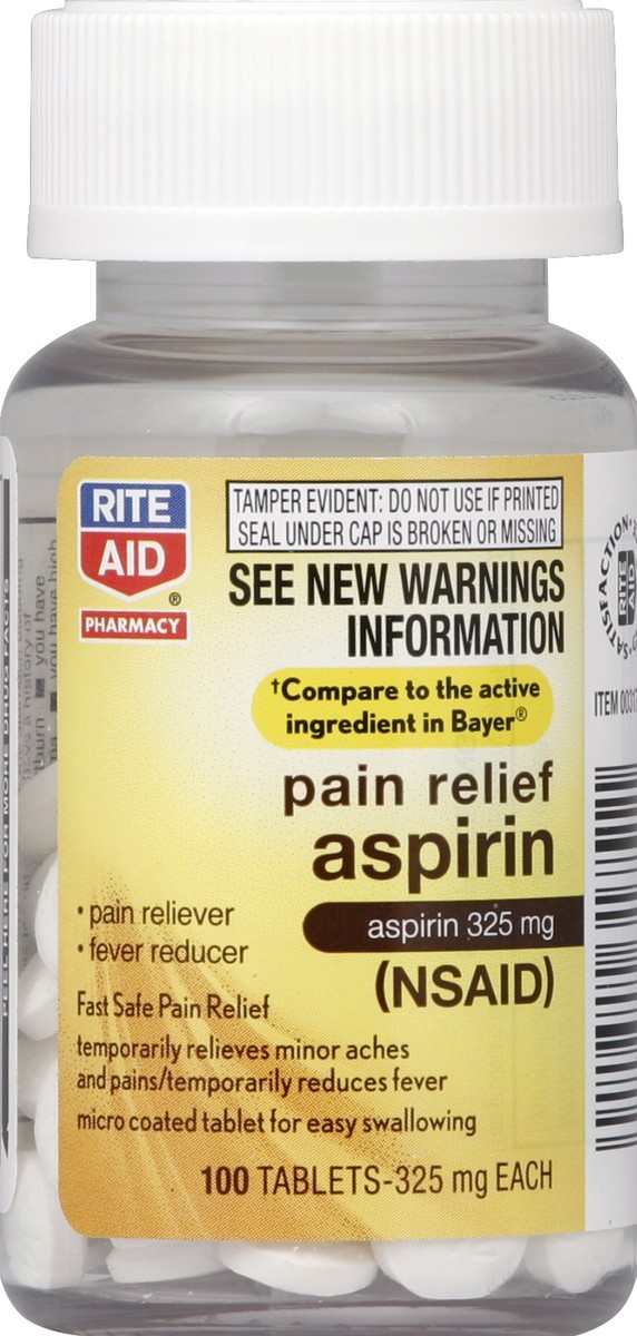 slide 2 of 3, Rite Aid Ra Asp Tab, 100 ct