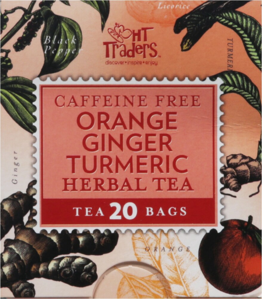 slide 5 of 6, Harris Teeter Orange Ginger Turmeric Her, 1.66 oz